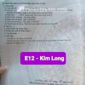 Bán đất - Khu E Kim Long - Đường Hòa Phú 21